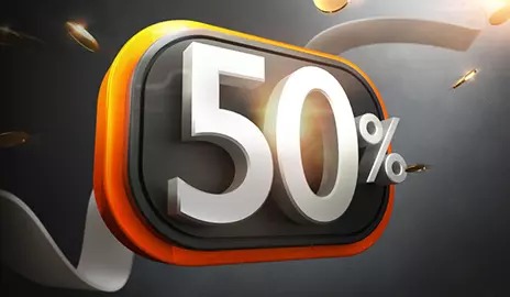 โปรโมชั่นฝากเงินครั้งแรกรับโบนัส 50% สูงสุด 1,000 บาท